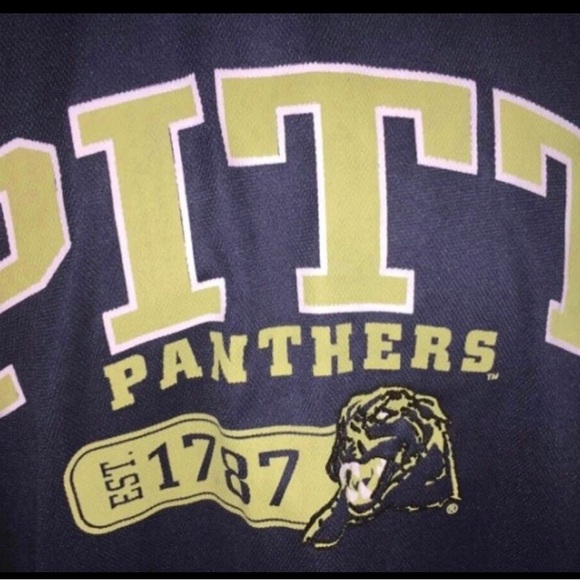 Pitt Panthers Pittsburgh Navy Blue Men's XL X-Large L/S Dri-Wick Logo Shirt NWT - Picture 3 of 6